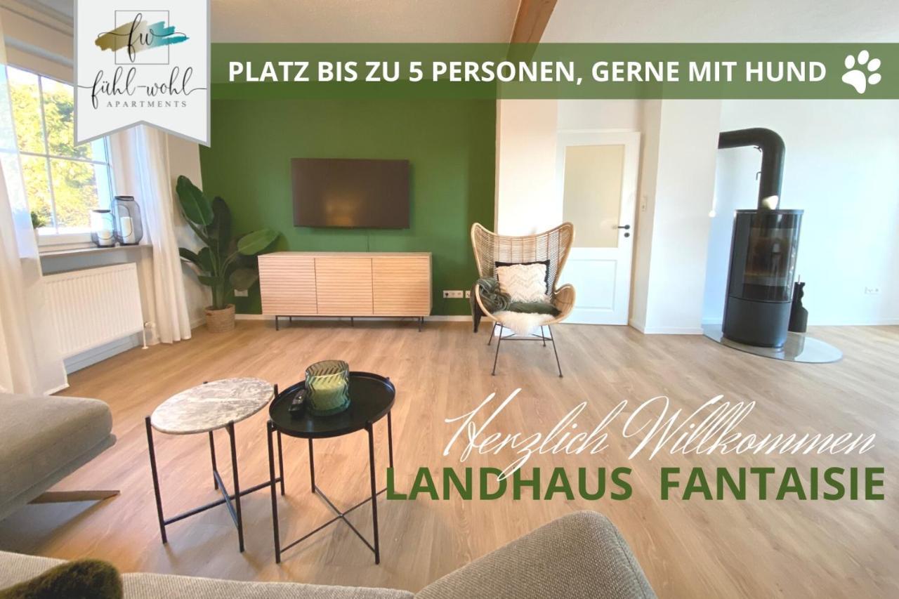 Ferienhaus Fantaisie - Wohnen Nahe Schlosspark -Stadtgrenze Bayreuth Fuer 1-5 Pers, Hunde Willkommen, Voll Eingezaeunt Eckersdorf 외부 사진
