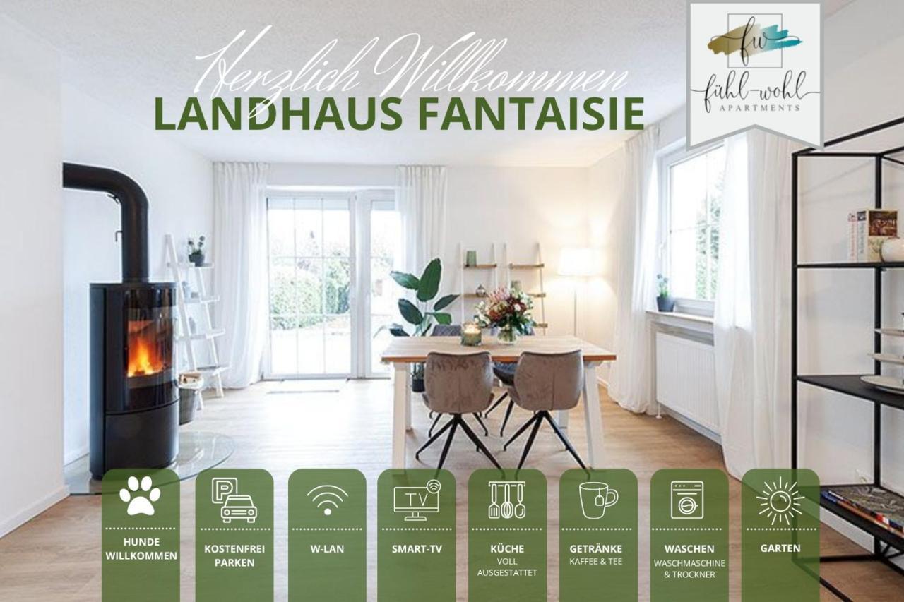 Ferienhaus Fantaisie - Wohnen Nahe Schlosspark -Stadtgrenze Bayreuth Fuer 1-5 Pers, Hunde Willkommen, Voll Eingezaeunt Eckersdorf 외부 사진